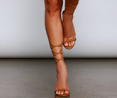 Love The Look – Stiletto-Pumps mit Schnürung